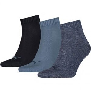 Puma Unisex Quarter Plain Socks 3 pairs 271080001 460 – 43-46, N/A