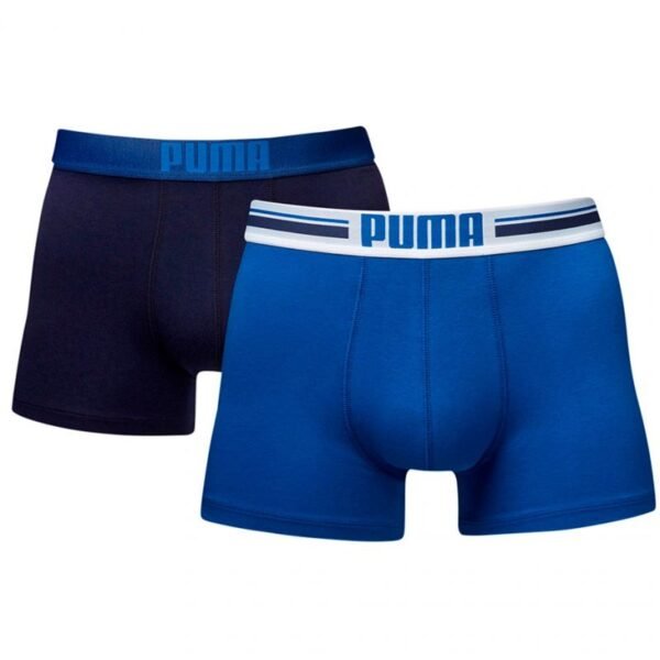 Puma Placed Logo Boxer 2P M 906519 01 – S, Navy blue, Blue