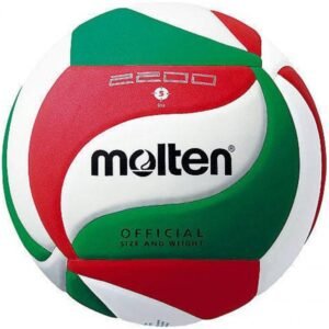 Molten V5M2200 volleyball – 5, White, Red, Green