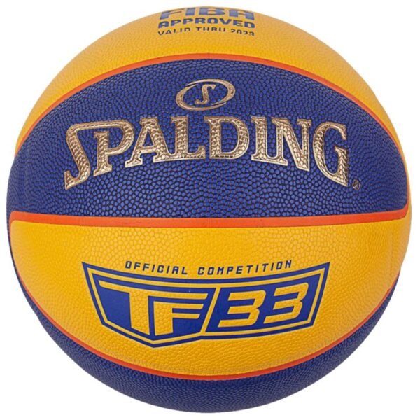 Spalding TF-33 Official Ball 76862Z basketball – 6, Blue, Yellow