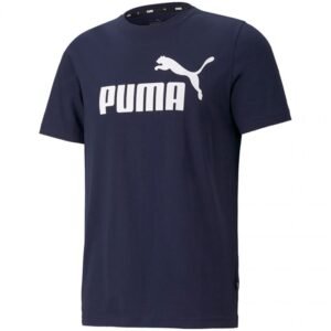 Puma ESS Logo Tee Peacoat M 586666 06 – M, Navy blue