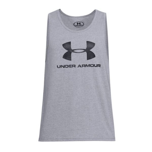 T-shirt Under Armor Sportstyle Logo Tank M 1329589-036 – M, Gray/Silver