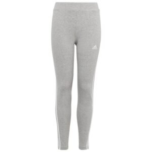 Pants adidas 3 Stripes TIG girls Jr. IC3624 – 140 cm, Gray/Silver