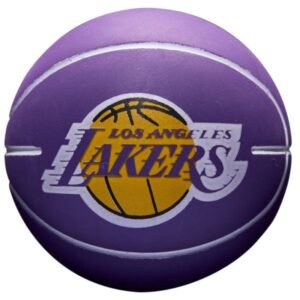 Wilson NBA Dribbler Los Angeles Lakers Mini Ball WTB1100PDQLAL basketball – one size, Violet
