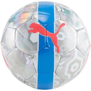 Football Puma Cup miniball 84076 01 – 1, Gray/Silver