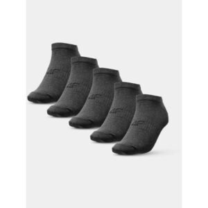 4F 4FSS23USOCM133-23M socks – 43-46, Gray/Silver