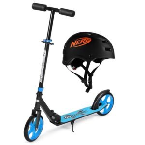 Set scooter + helmet 55-58 Spokey NOISE 943361 – czarny, Black