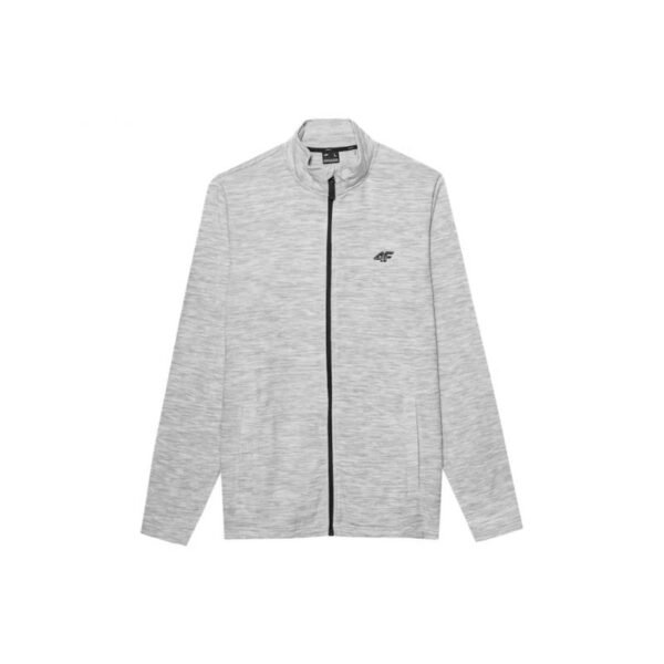Sweatshirt 4F M 4FSS23TFLEM052 cool light gray melange – L, Gray/Silver