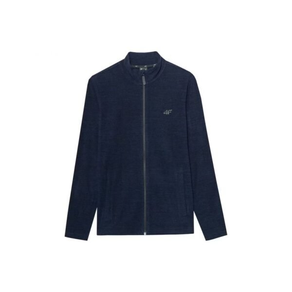 Sweatshirt 4F M 4FSS23TFLEM052 dark navy melange – S, Navy blue