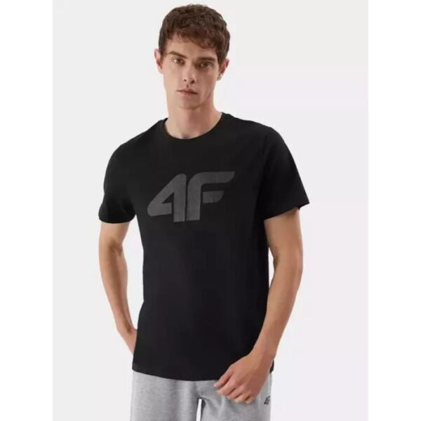 T-shirt 4F M 4FAW23TTSHM0877-20S – M, Black