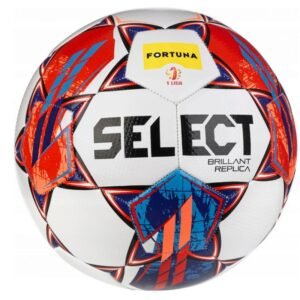 Ball Select Brillant Replica Fortuna 1 Liga V23 3595860455 – 5, White, Red