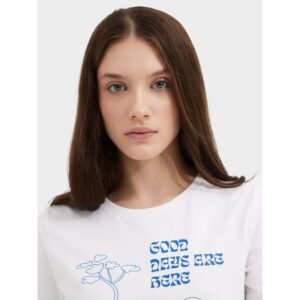 Outhorn T-shirt W OTHSS23TTSHF442-10S – XL, White
