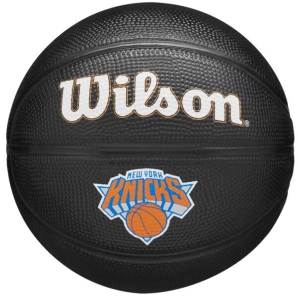 Wilson Team Tribute New York Knicks Mini Ball WZ4017610XB basketball – 3, Black