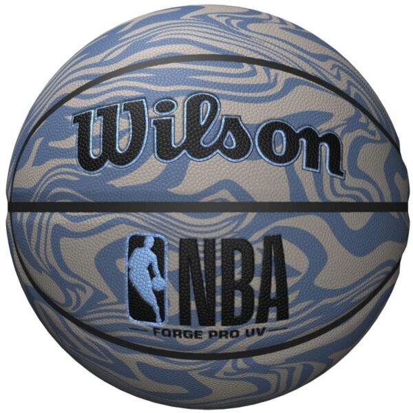 Basketball ball Wilson NBA Forge Pro UV Ball WZ2010801XB – 7, Gray/Silver