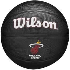Basketball Wilson Team Tribute Miami Heat Mini Ball Jr. WZ4017607XB – 3, Black