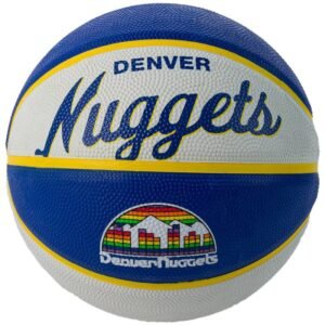 Basketball Wilson Team Retro Denver Nuggets Mini Ball WTB3200XBDEN – 3, Blue