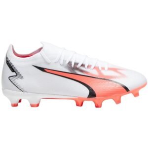 Puma Ultra Match FG/AG M 107347 01 football shoes – 41, White, Orange
