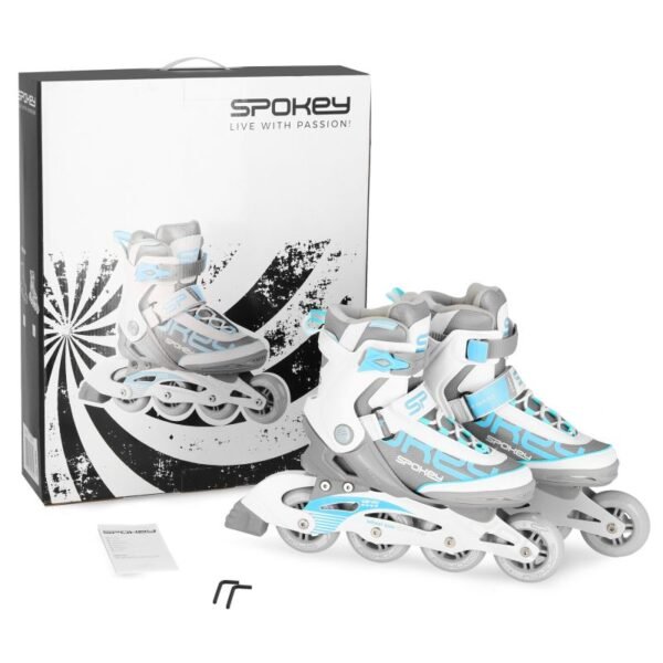 Inline skates Spokey Prime Pro WH/TQ 37 926965