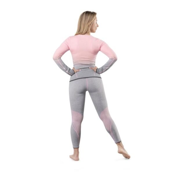 Thermoactive underwear Spokey Flora Set Lady Termo SM VT W 6114300000 gray and pink