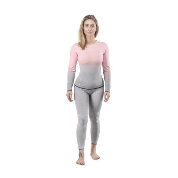 Thermoactive underwear Spokey Flora Set Lady Termo SM VT W 6114300000 gray and pink