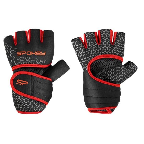 Spokey Lava S RD 4203291000 gym gloves – S, Black