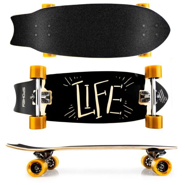 Skateboard Spokey cruiser life 9506999000 – N/A, Black