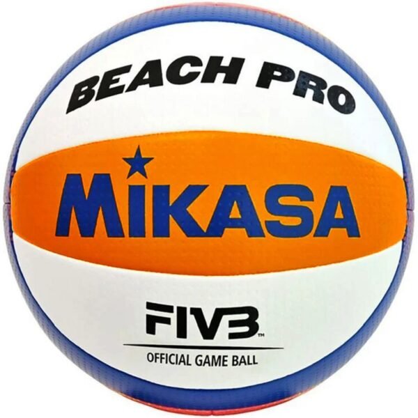 Mikasa Beach Pro BV550C beach volleyball – 5, White, Blue, Orange