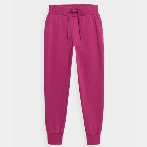 Trousers 4F W 4FSS23TTROF229 53S – XL, Pink
