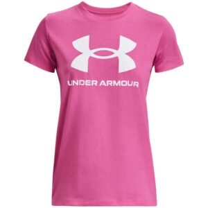Under Armor Live Sportstyle Graphic SSC T-shirt W 1356305 659 – XL, Pink