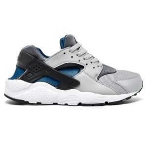 Nike Huarache Run W FB8030-001 shoes – 38.5, Blue, Gray/Silver