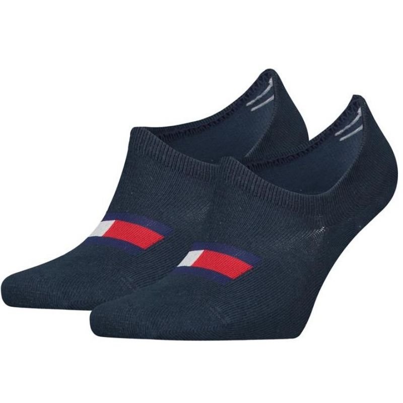 Tommy Hilfiger Footie Flag Socks 701223928 002 – 39-42, Navy blue