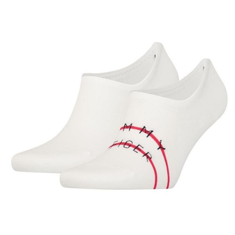Tommy Hilfiger Footie Th Stripe Socks 701222189 001 – 43-46, White