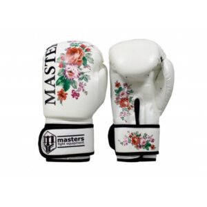 MASTERS RPU-FLOWER boxing gloves – biały+10 oz, White