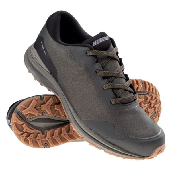 Hi-Tec Benard WP M 92800490028 shoes – 44, Brown, Green