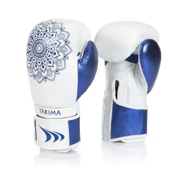 Yakima Sport Mandala Women’s Gloves 12 oz W 10055112 oz – 12 oz, White, Blue