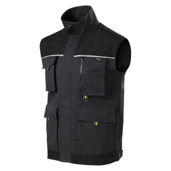 Rimeck Ranger M MLI-W5494 ebony gray vest – 44/46, Gray/Silver