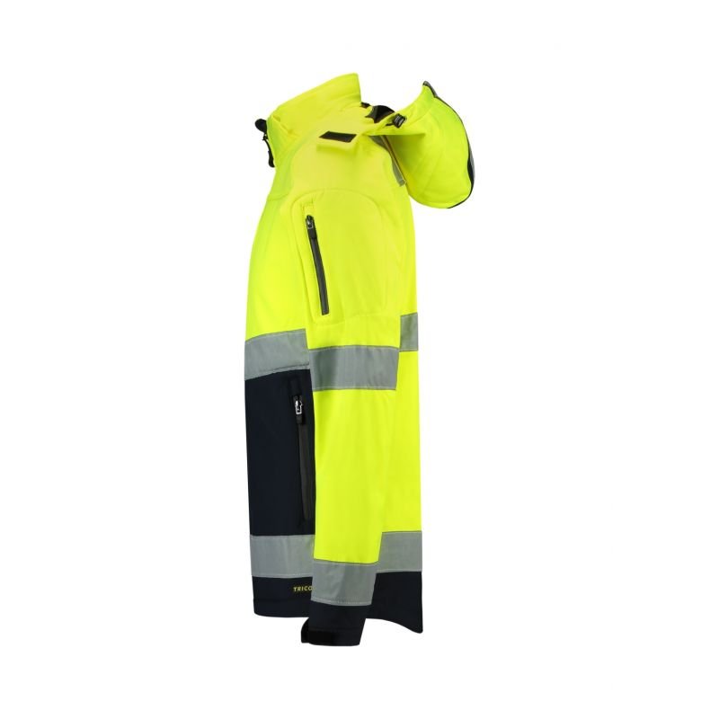 Rimeck Bi-color EN ISO 20471 Softshell Jacket M MLI-T5297 fluorescent yellow