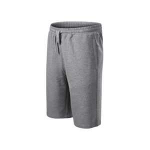 Malfini Comfy M MLI-61112 shorts, dark gray melange – XL, Gray/Silver