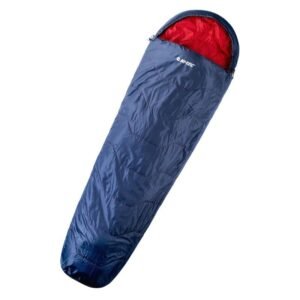 Hi-Tec Arez II mummy sleeping bag 92800404116 – one size, Navy blue