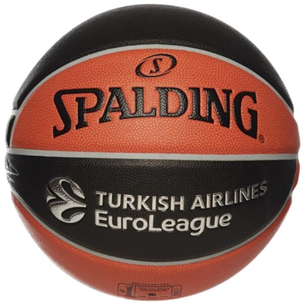 Spalding Euroleague TF-1000 Ball 77100Z basketball – 7, Black