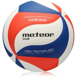 Meteor Max 10082 volleyball ball – N/A, White, Red, Blue