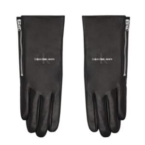 Calvin Klein Jeans Leather Gloves W K60K610153 – S/M, Black