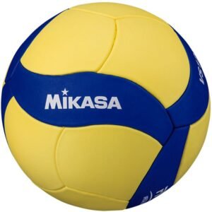 Mikasa VS123W L volleyball ball – 5, Blue, Yellow