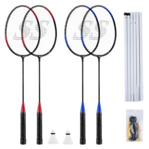 SMJ sport TL001 badminton set – N/A, Red, Blue