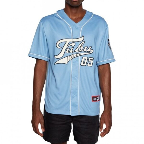 Fubu Varsity Baseball Jersey M 6035670 – L, Blue