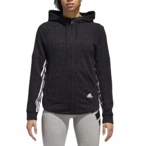 adidas S2S Fz Hoody W sweatshirt Dh8103 – XS, Black