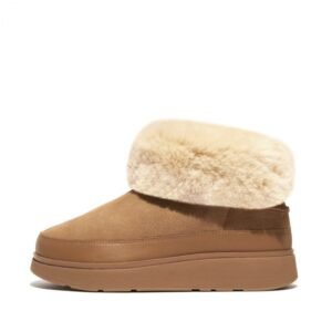 FitFlop GEN-FF Mini Double-Faced Shearling Boots W GS6-A69 – 38, Brown