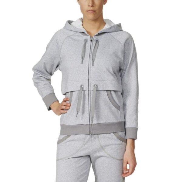 Adidas Stella Mccartney Ess Hoodie W Ax7092 – XS, Gray/Silver