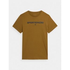 T-shirt 4F M 4FAW23TTSHM0950-74S – XXL, Brown
