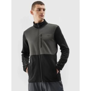 Fleece sweatshirt 4F M 4FAW23TFLEM118-22S – 3XL, Black